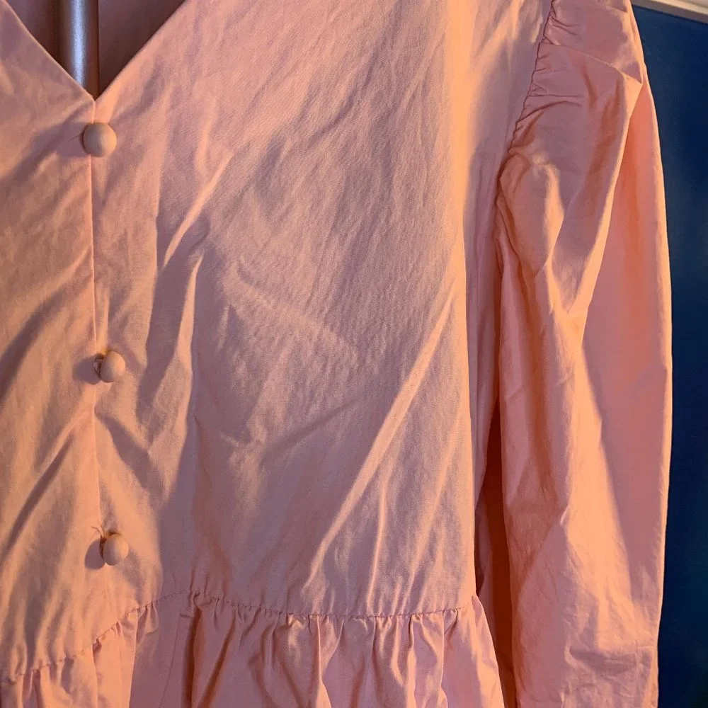 Daisy Street ASOS Cottagecore Mini Dress with Puff Sleeves Size US 8 UK 12 EUC - Picture 4 of 7